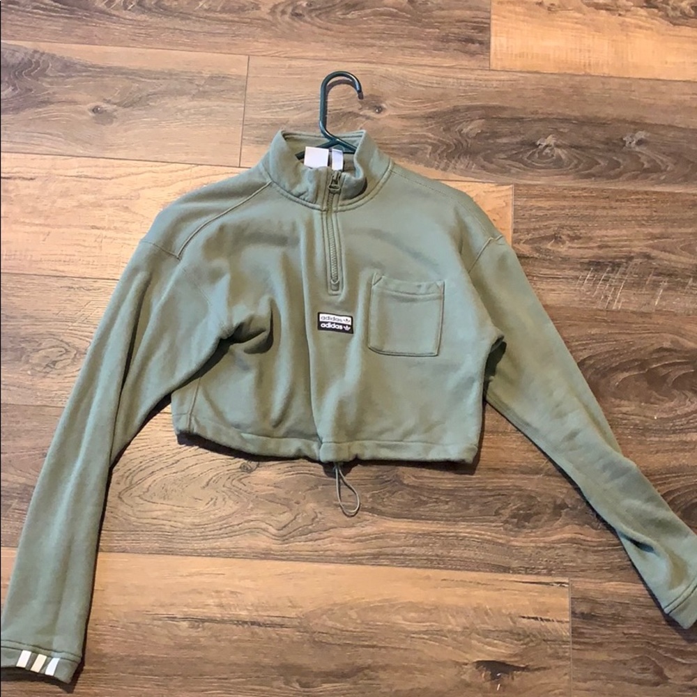 Adidas cropped sweatshirt